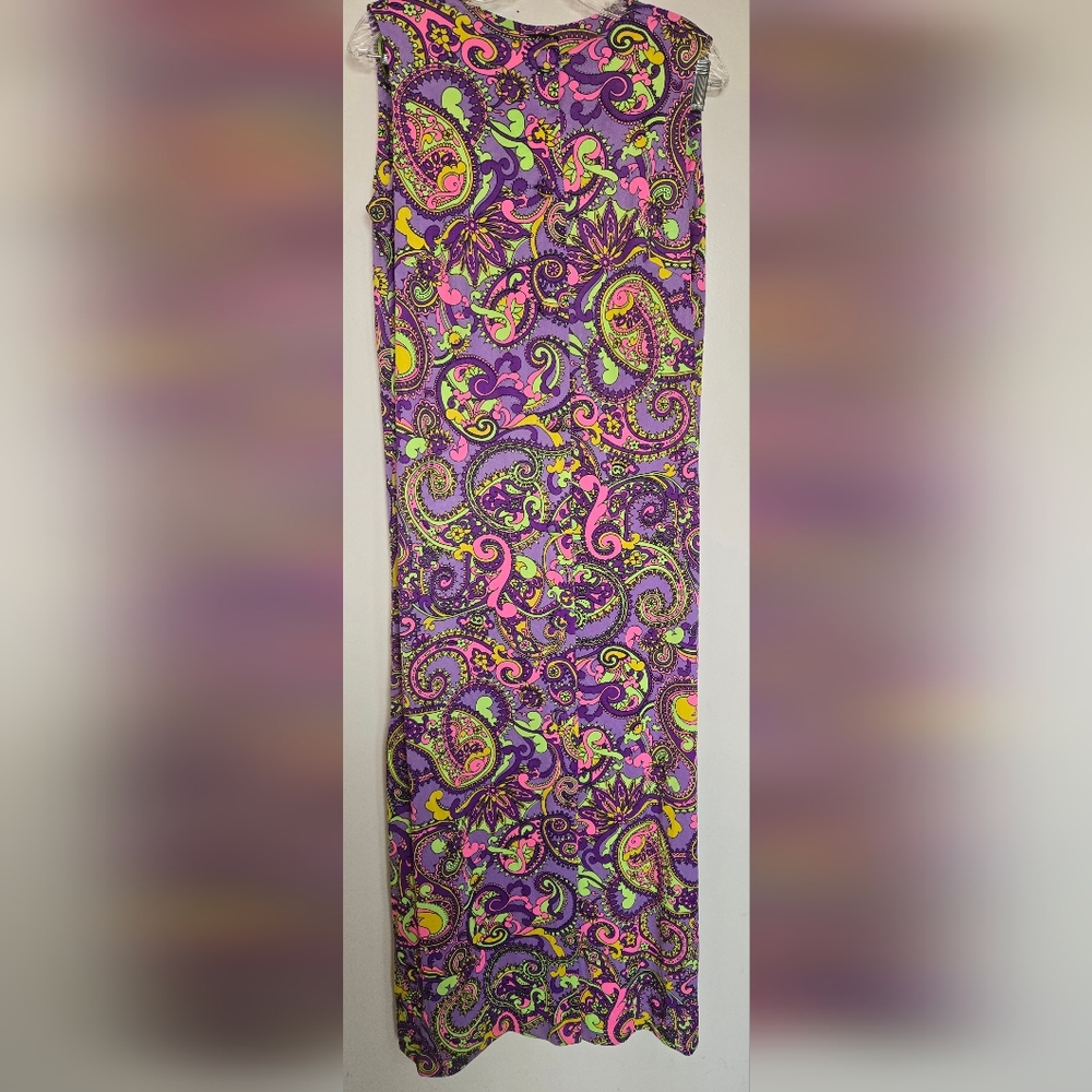 Vintage LeVoys Psychedelic Tunic Dress
